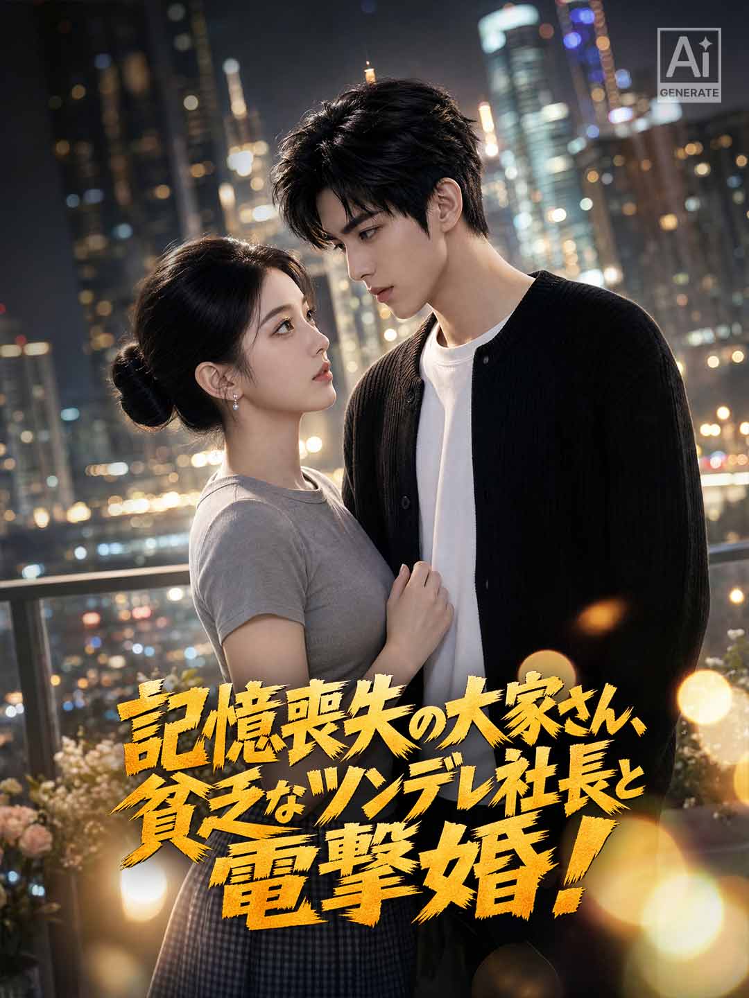 記憶喪失の大家さん、貧乏なツンデレ社長と電撃婚!