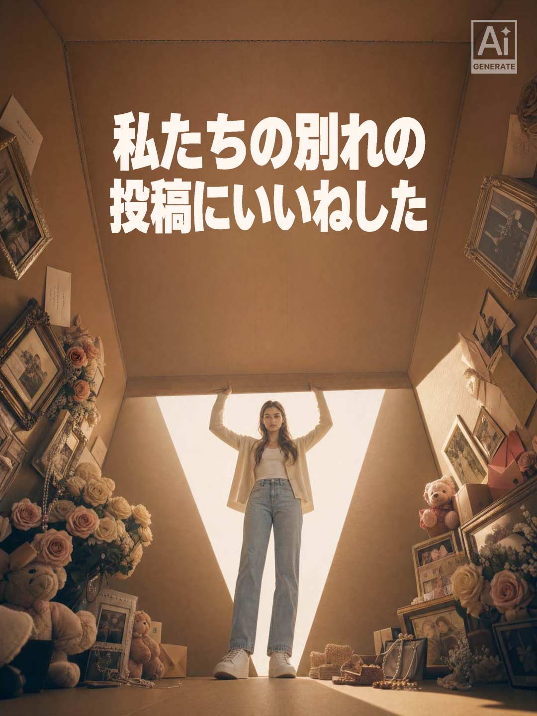 私たちの別れの投稿にいいねした