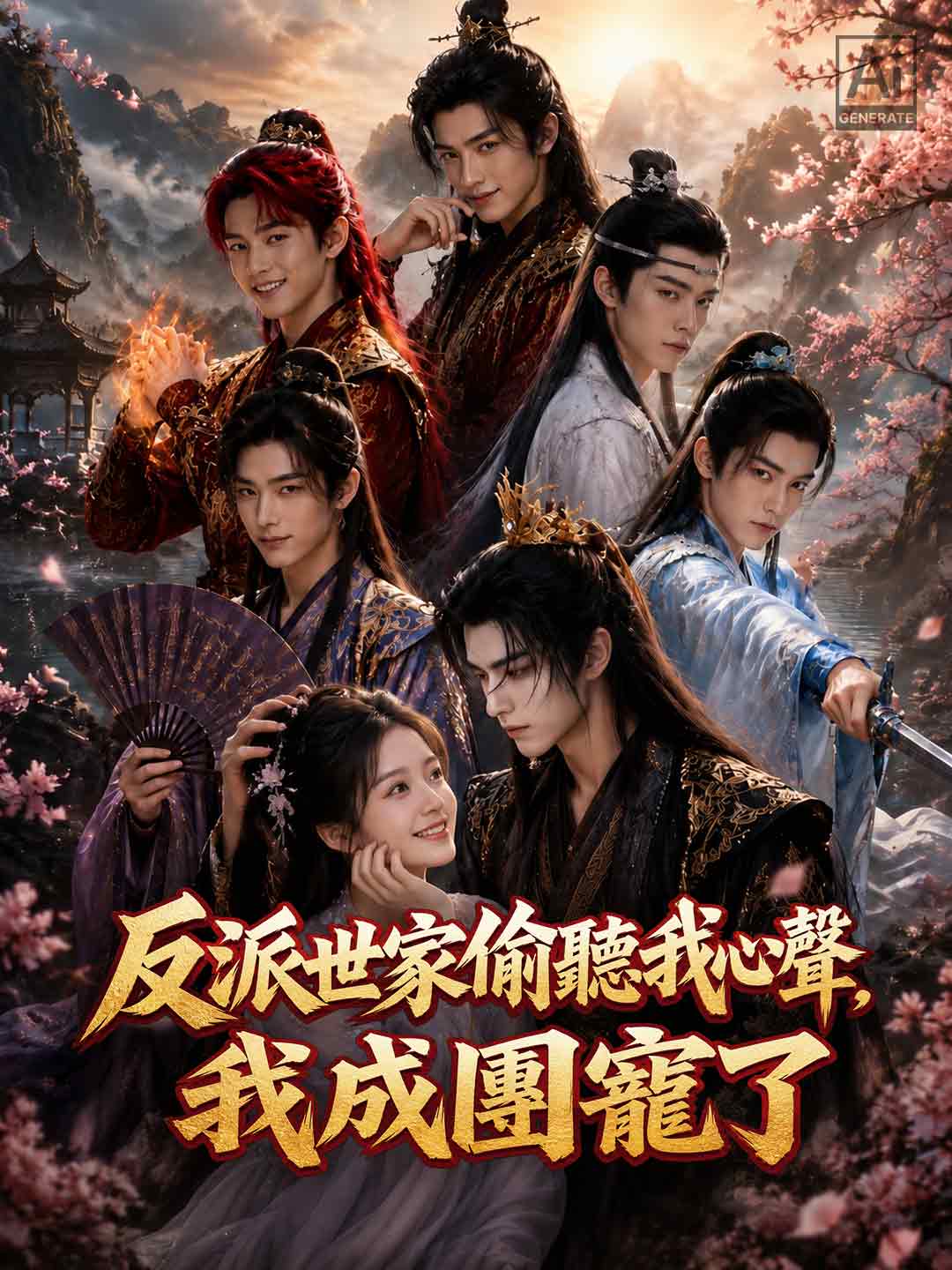 反派世家偷聽我心聲,我成團寵了
