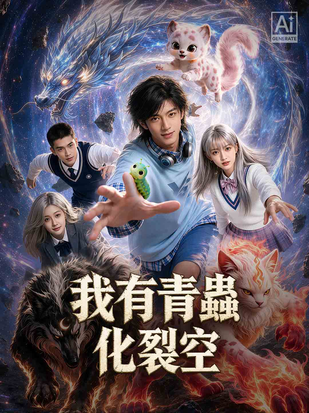 我有青蟲化裂空