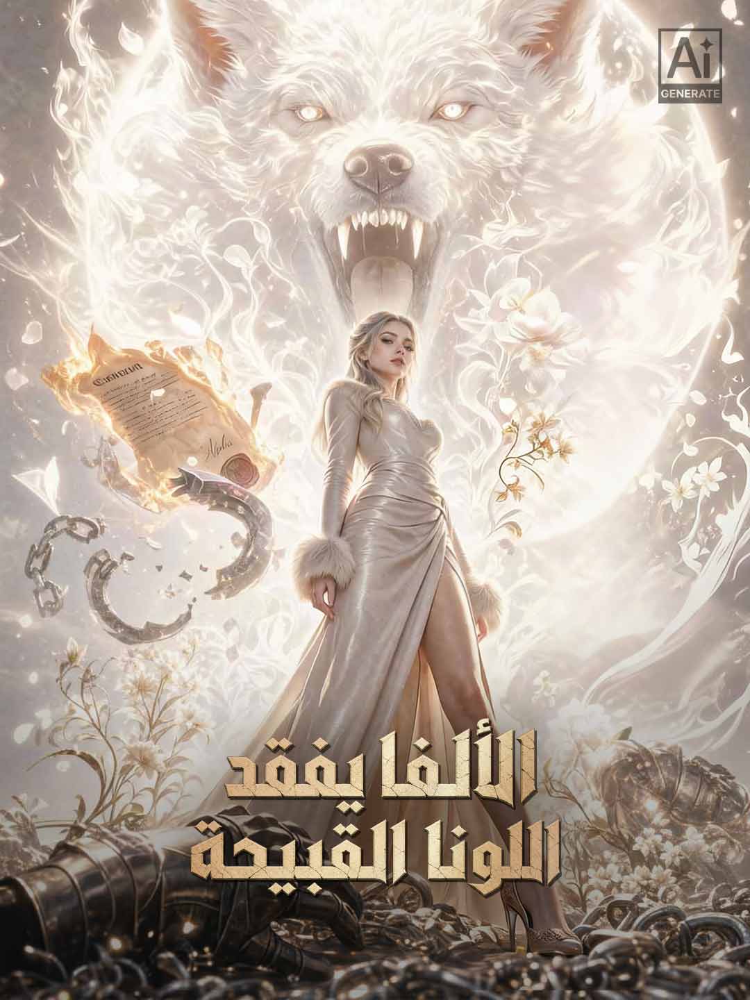 الألفا يفقد اللونا القبيحة