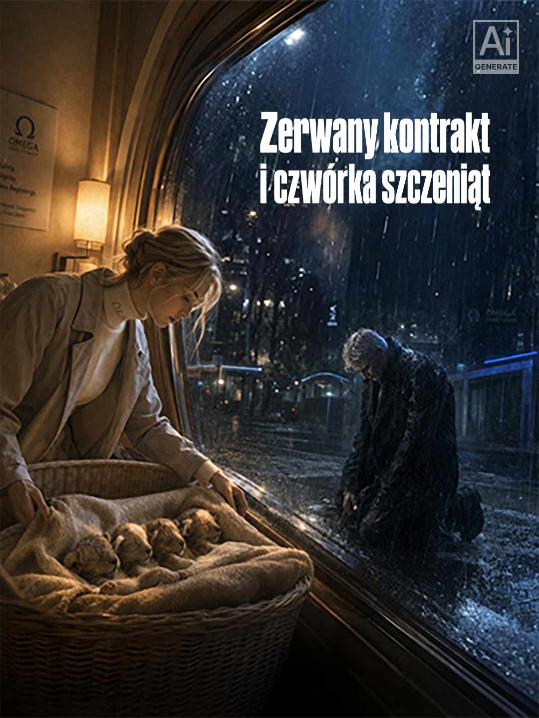 Zerwany kontrakt i czwórka szczeniąt