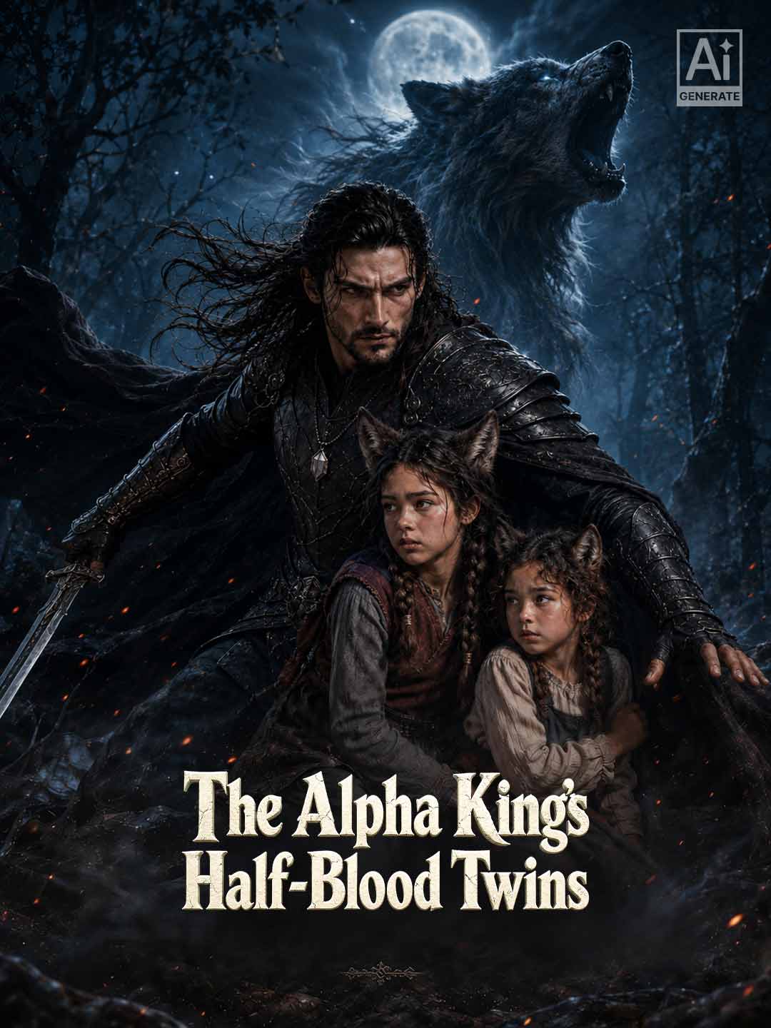 The Alpha King's Half-Blood Twins