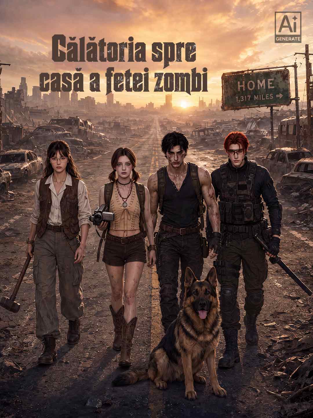 Călătoria spre casă a fetei zombi