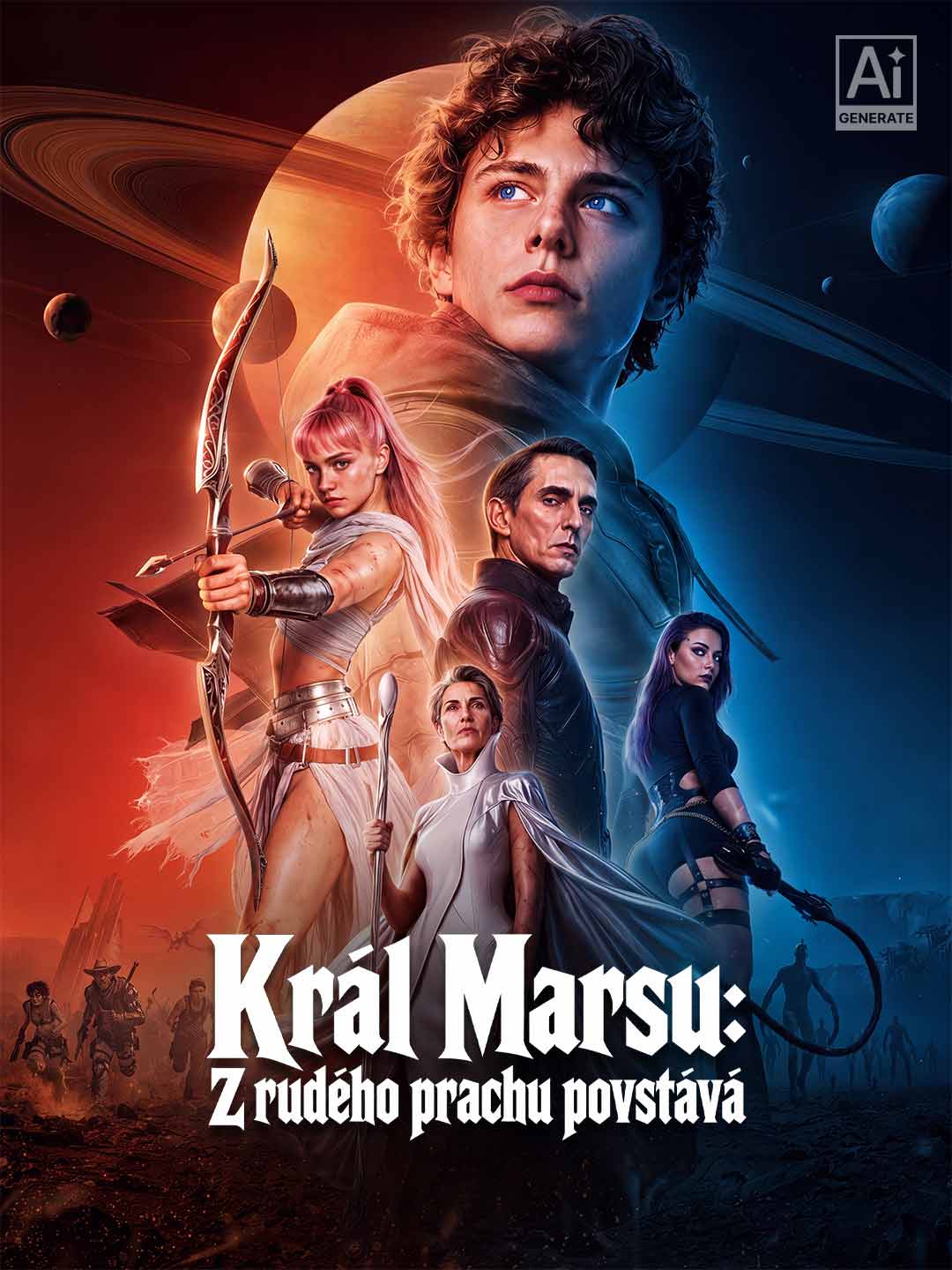 Král Marsu: Z rudého prachu povstává