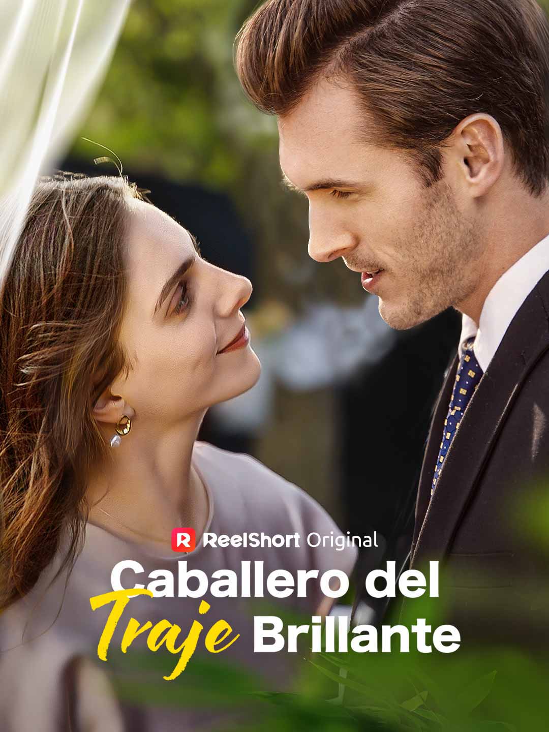 Caballero en Traje Brillante
