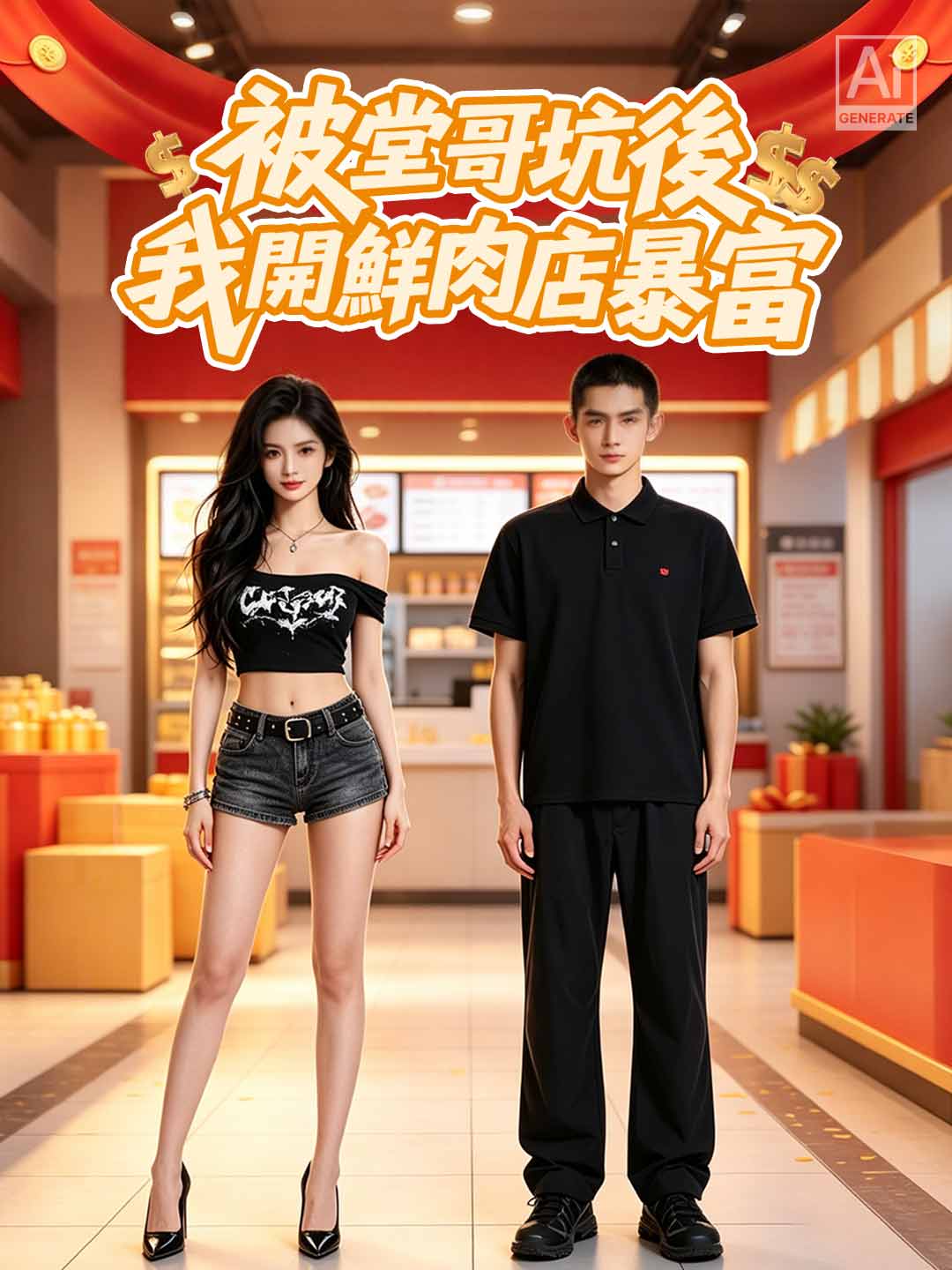被堂哥坑後,我開鮮肉店暴富