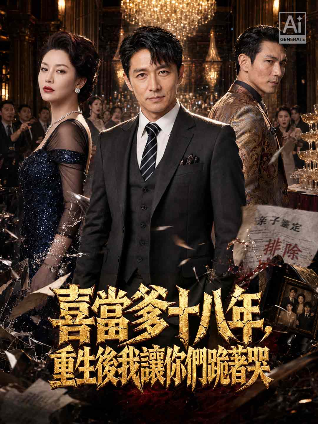 喜當爹十八年,重生後我讓你們跪著哭