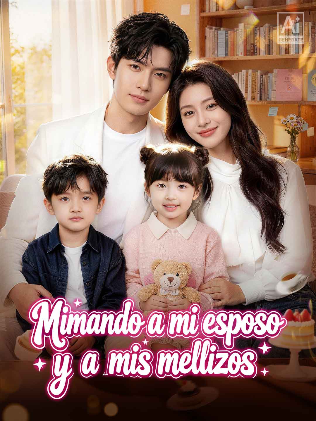 Mimando a mi esposo y a mis mellizos